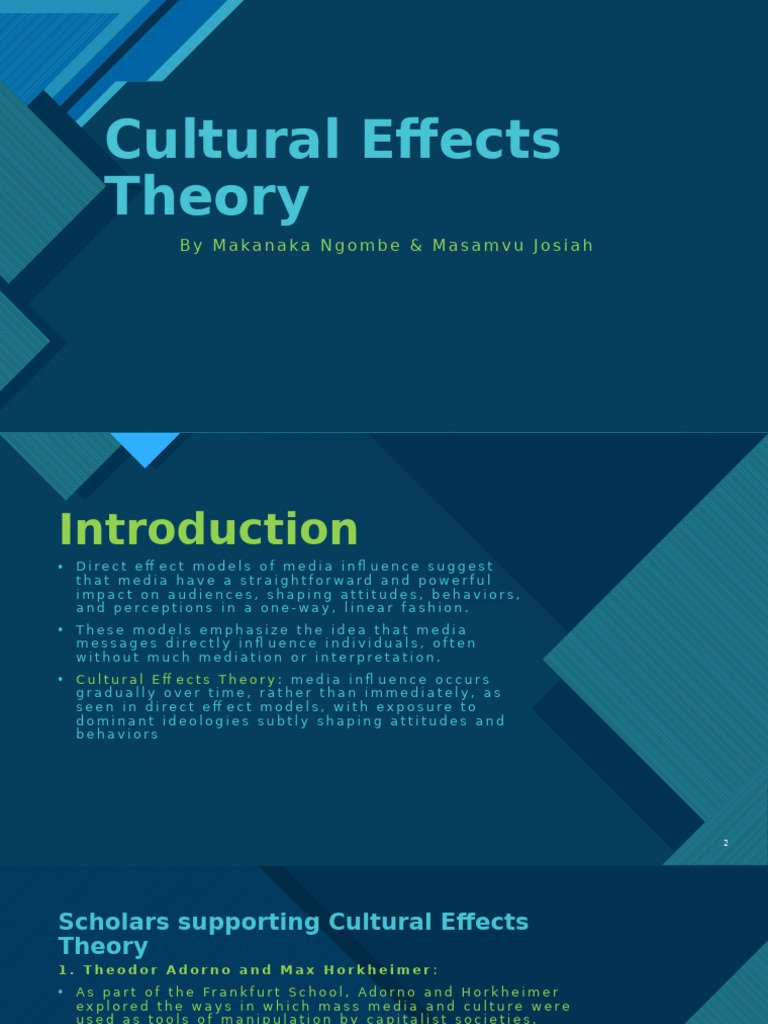 Understanding Cultural Effects Theory | PDF | Psychology | Liberal Arts ...