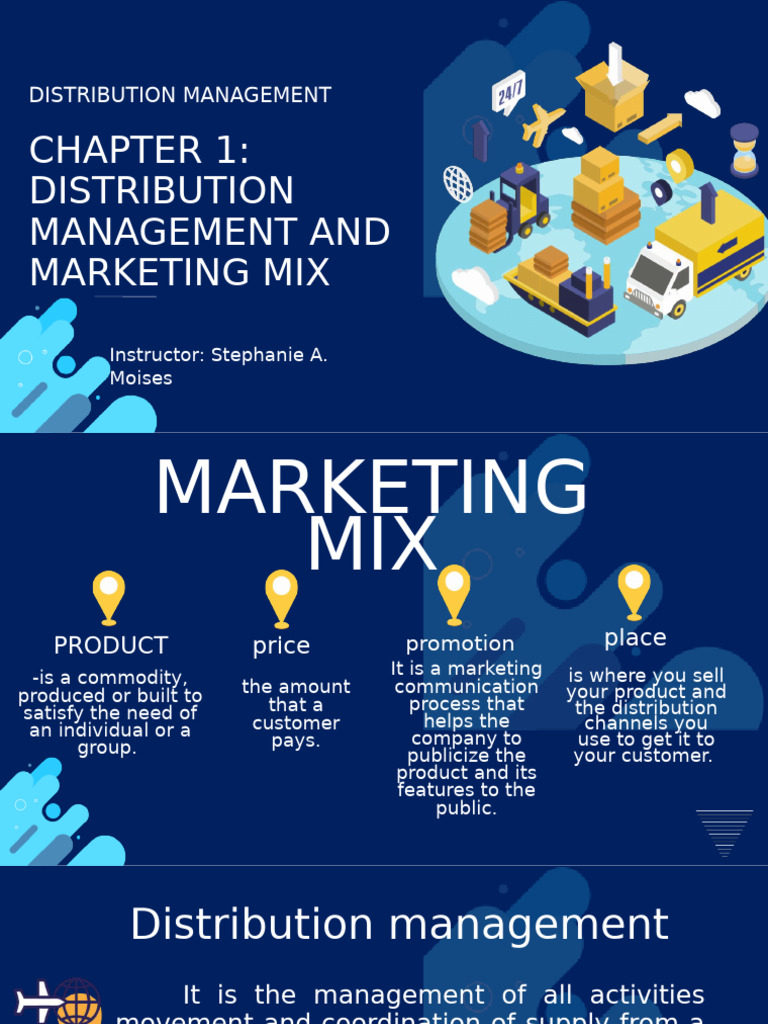 Chapter 1 Distribution Management Marketing Mix | PDF | Marketing | Goods