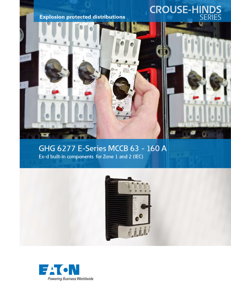 Eaton GHG 6277 MCCB Overview | PDF | Electricity | Electrical Engineering