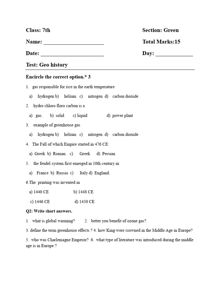 Geo 7 | PDF