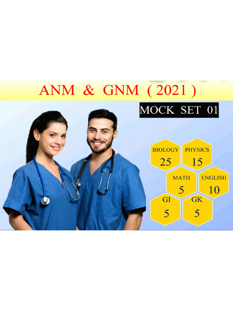 ANM & GNM 10 Practice Set | PDF