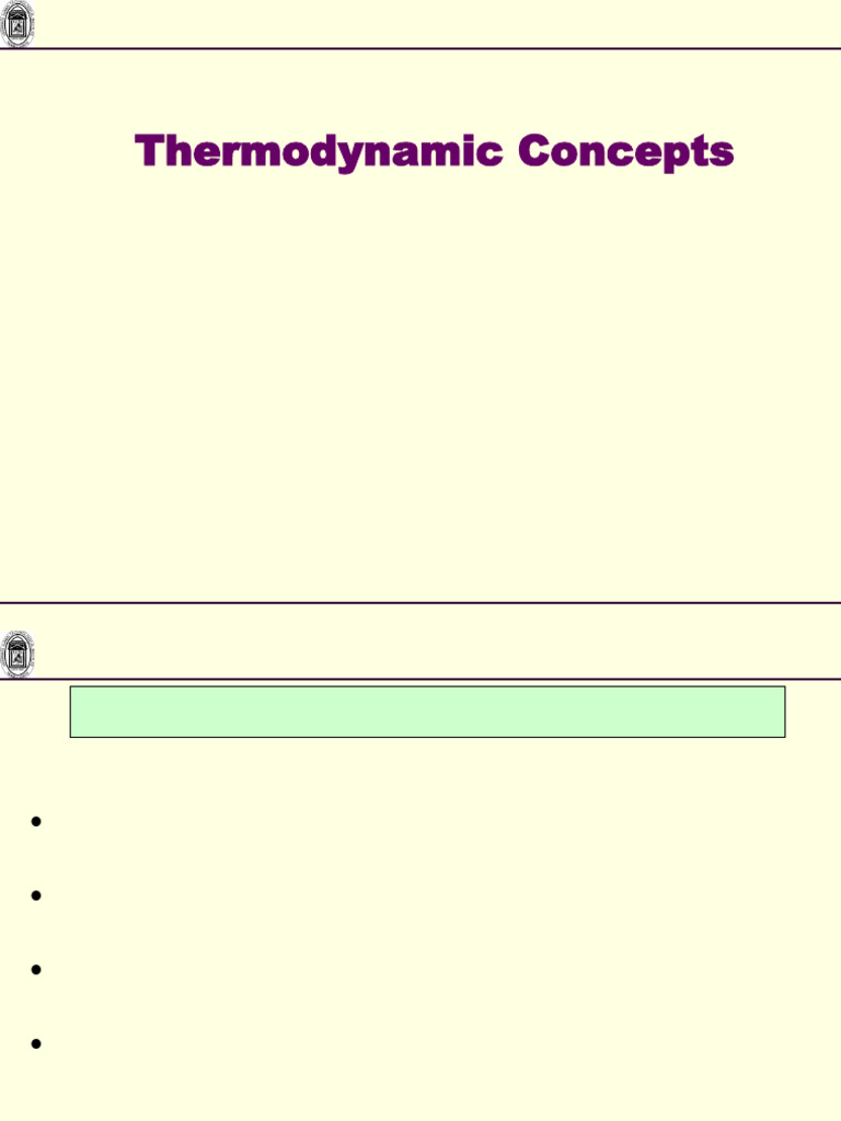 Thermodynamic Concepts Overview | PDF | Thermodynamics | Heat