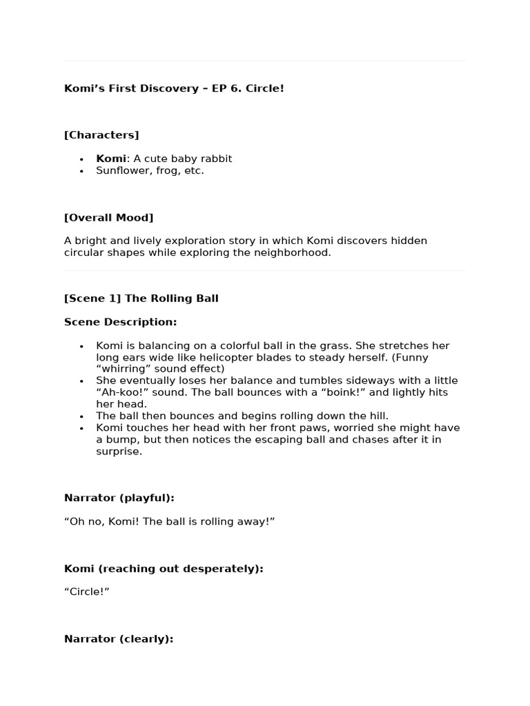 Komi Script For Assignment | PDF