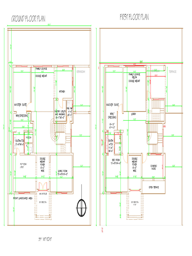First Floor and Ground Floor Plans | PDF