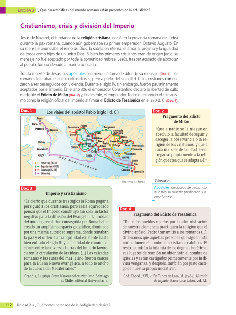 Cristianismo y crisis del Imperio Romano | PDF | imperio Romano | Jesús