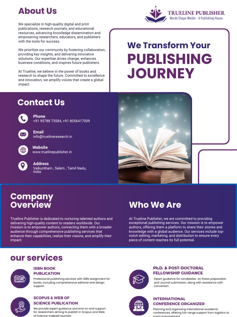 Trueline Publisher: Empowering Authors | PDF | Books | Publishing