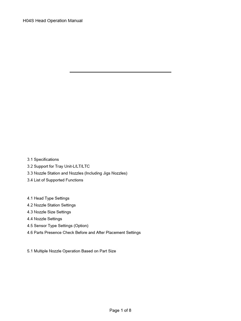 H04S Head Operation Manual Guide | PDF | Computer Engineering | Computing
