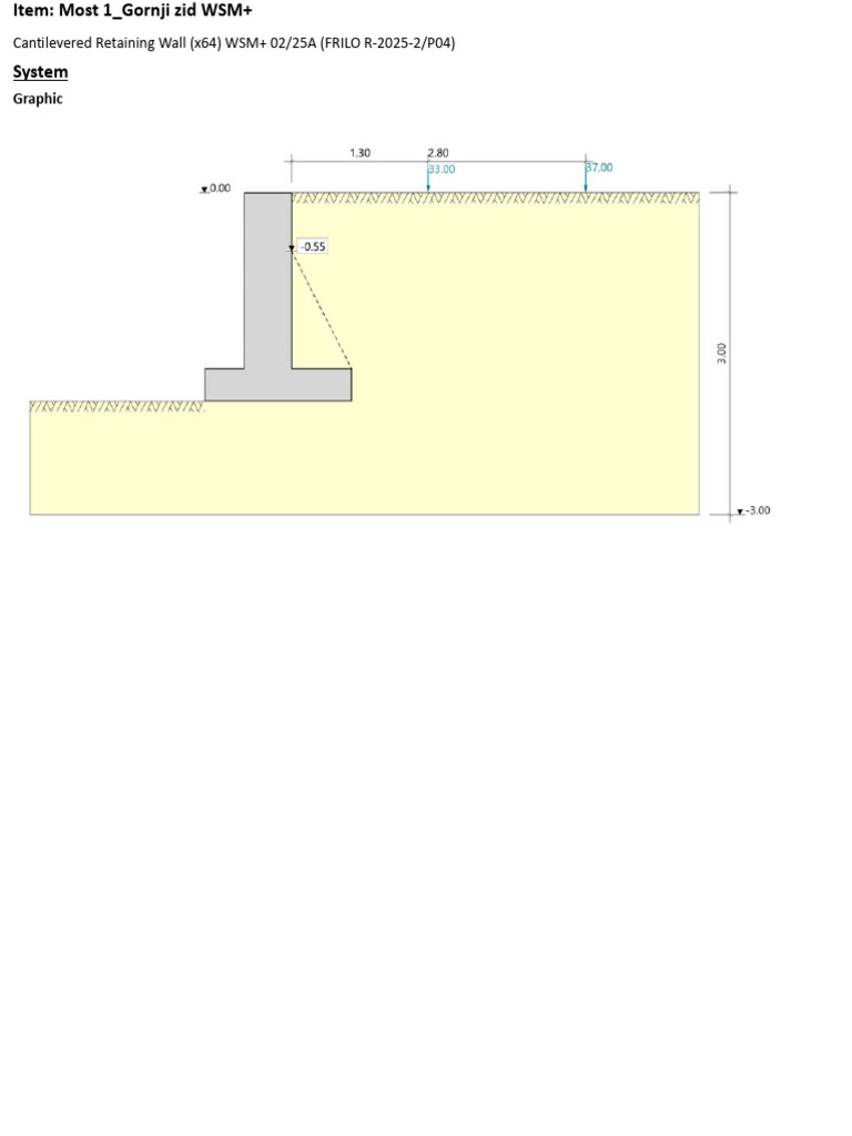 Cantilever Retaining Wall Design Guide | PDF | Mechanics | Mechanical ...
