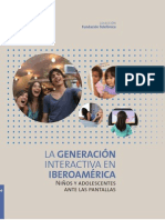 Generaciones Interactivas en Iberoamérica: Niños y Adolescentes Ante Las Pantallas