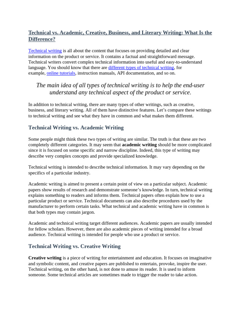 Differences Between Writing Styles Explained | PDF | Writing | Cognition