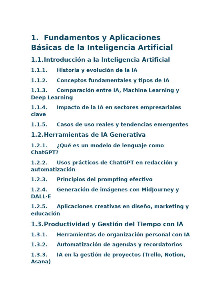 Fundamentos y Aplicaciones de IA | PDF | Inteligencia artificial ...