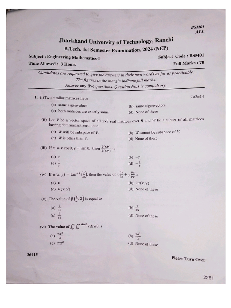 1st Semester 2024 | PDF