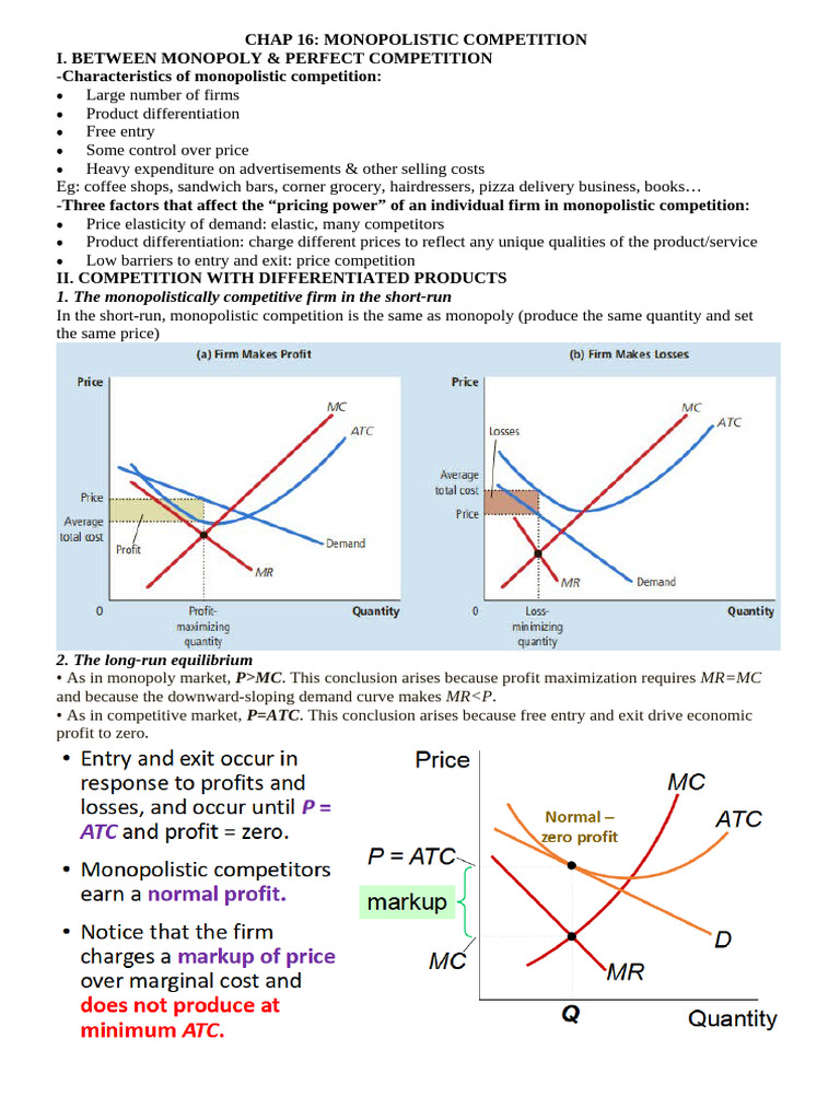 Chap 16 | PDF | Monopoly | Financial Economics