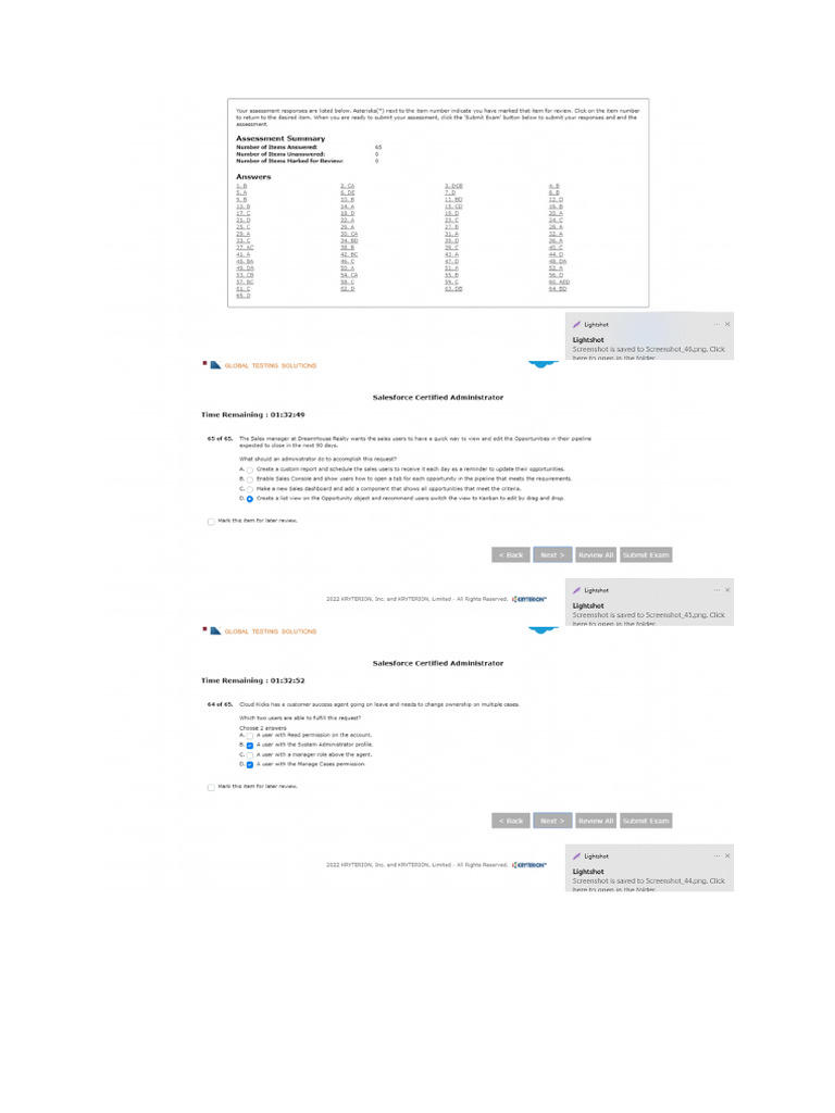 Admin SP23 - Set1 | PDF