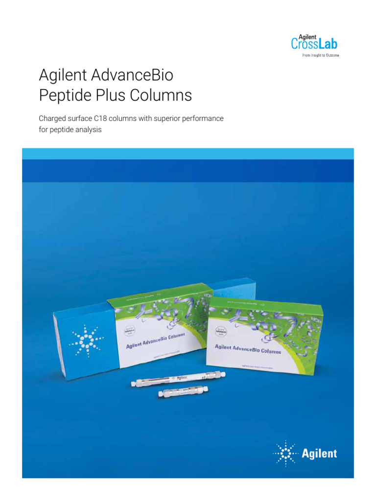 Agilent AdvanceBio Peptide Plus Overview | PDF | High Performance ...