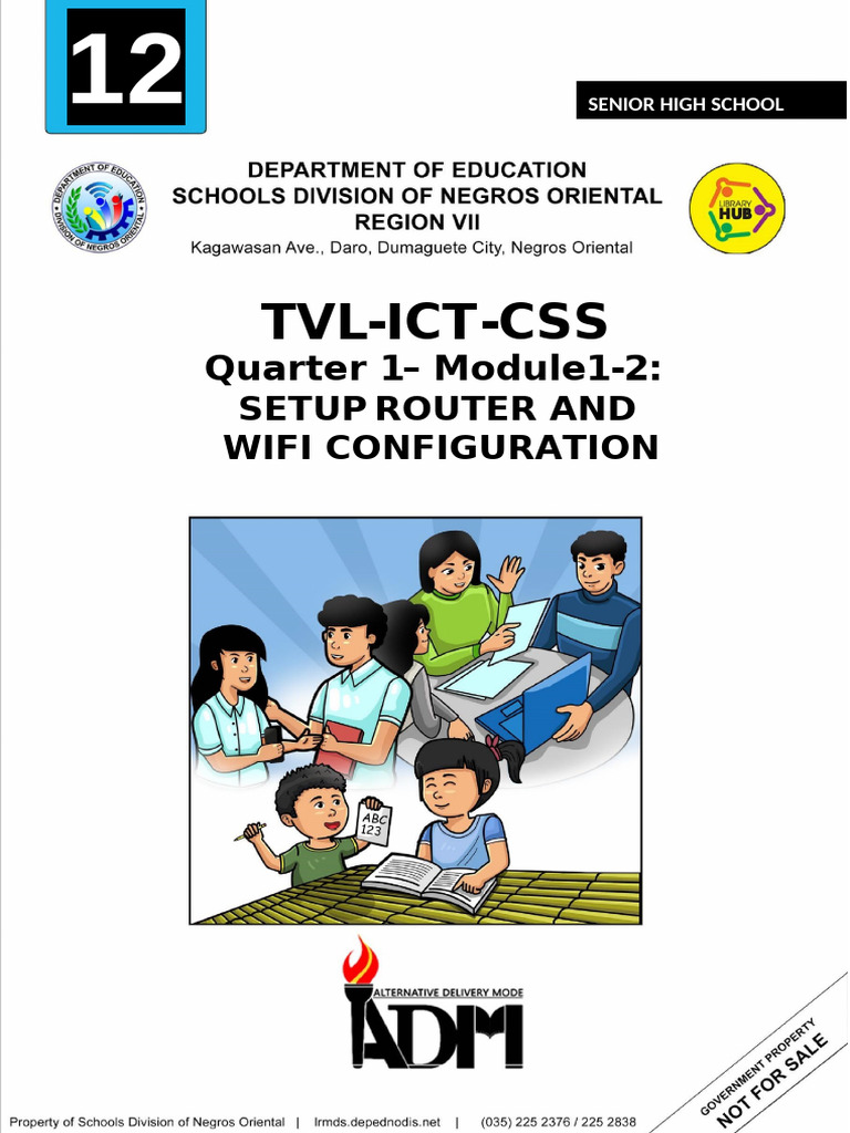 TVL ICT CSS 12 Q1 - Week 1 2 | PDF | Computer Network | Router (Computing)