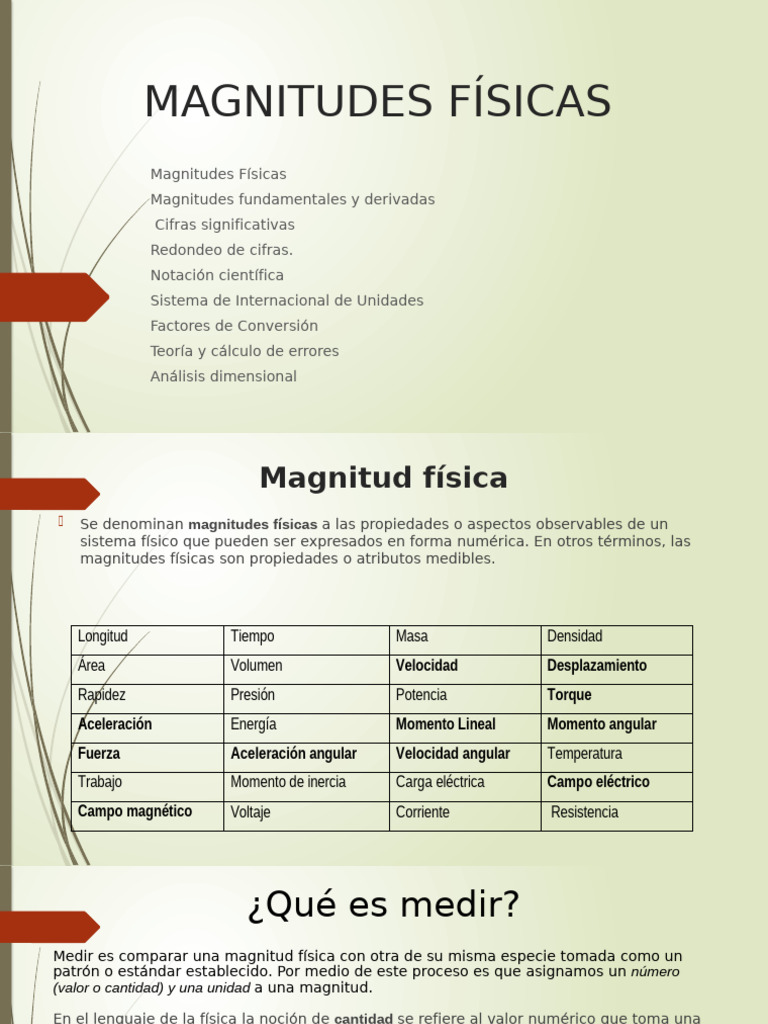 Clasificación de Magnitudes Físicas | PDF | Medición | Kilogramo