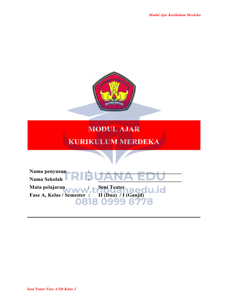 Modul Ajar Seni Teater Kelas 2 SD | PDF