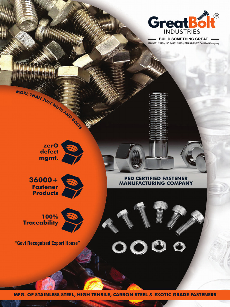 Great Bolt™ Fastener Solutions | PDF | Screw | Nut (Hardware)