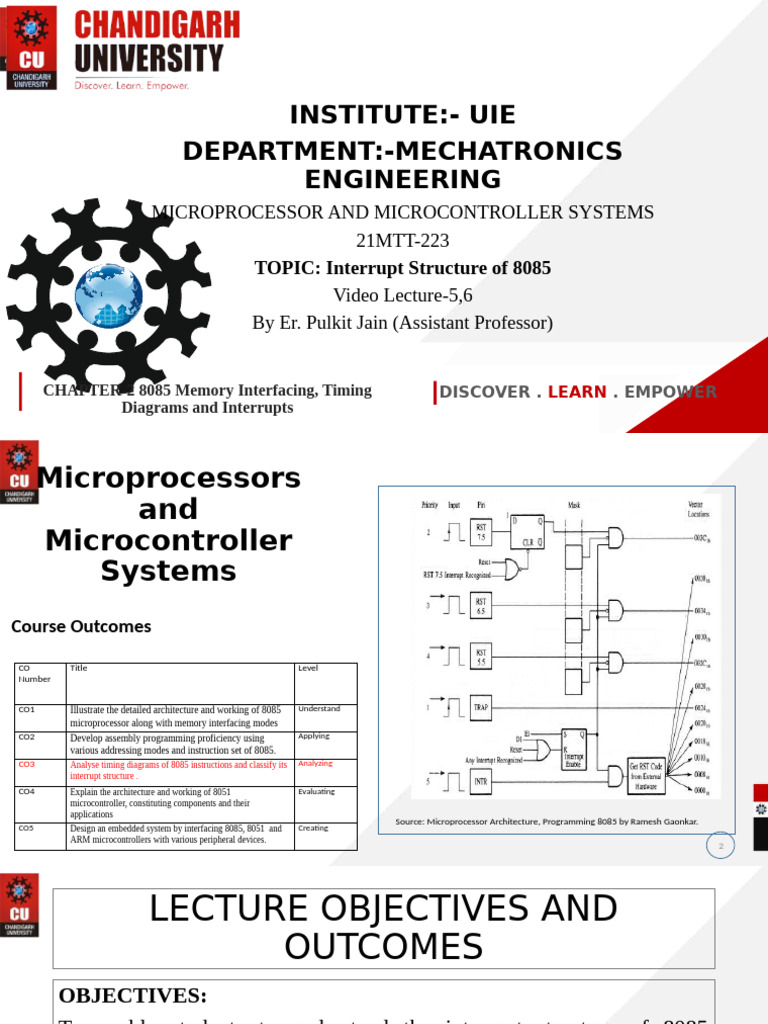 Lec - 5,6 | PDF | Central Processing Unit | Microcontroller