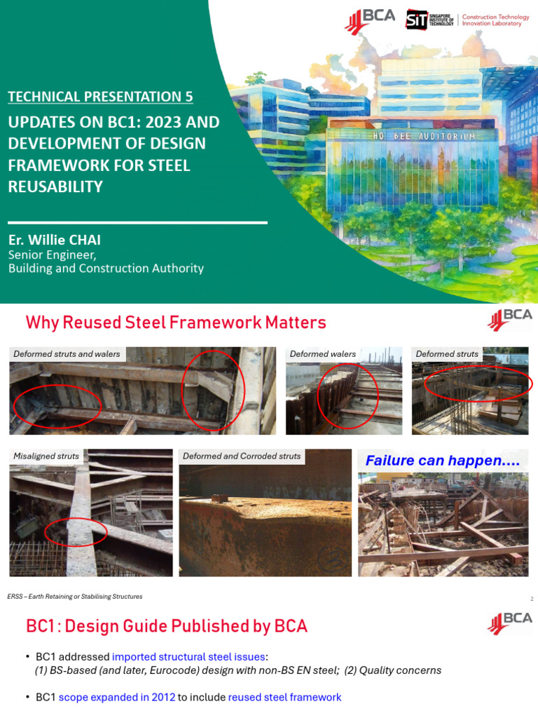 BC1 2023: Reused Steel Framework Update | PDF | Buckling | Reuse