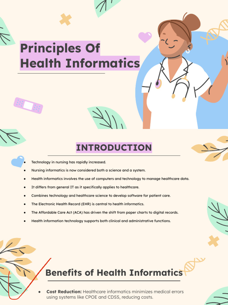 CH 02 - Principles of Health Informatics | PDF | Health Informatics ...