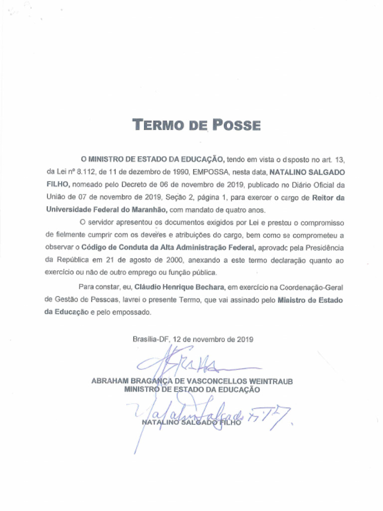 Atos do Poder Executivo em 7/11/2019 | PDF | Ministério (departamento ...