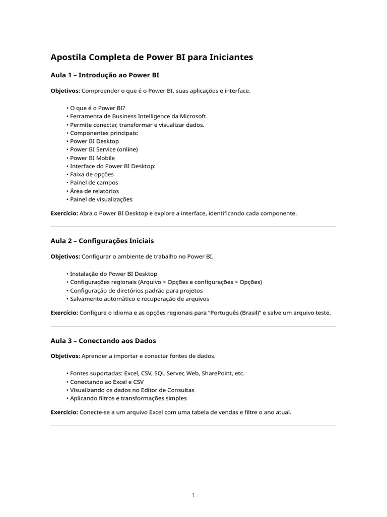 Guia Prático de Power BI para Iniciantes | PDF | Microsoft SQL Server ...