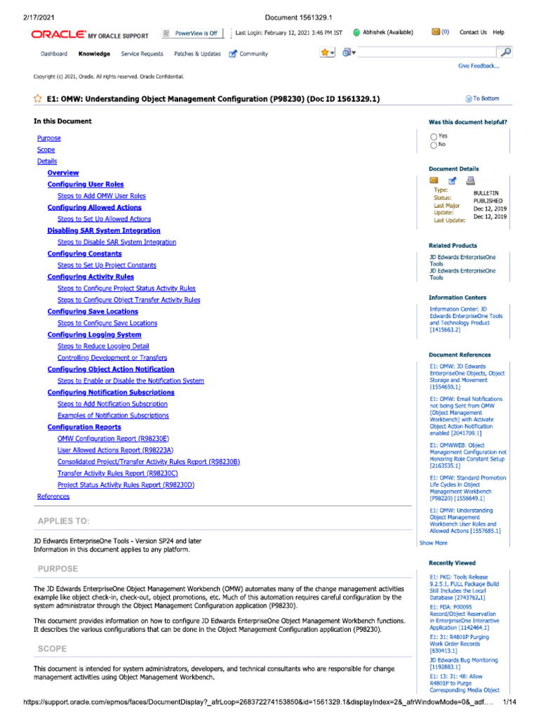 Omc P98230 | PDF