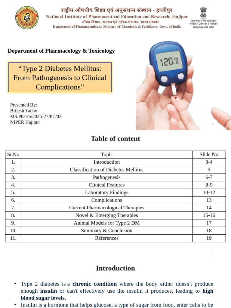 Type 2 Diabetes Mellitus Pharmacology | PDF | Diabetes | Medical ...