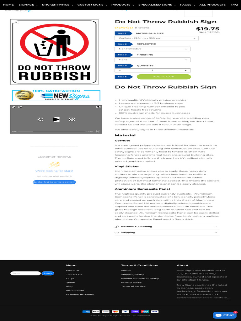 Do Not Throw Rubbish Sign - New Signs | PDF | Lamination | Secondary ...
