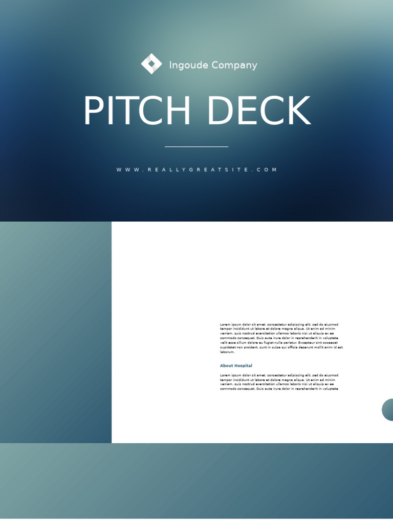 Blue Modern Pitch Deck Presentation | PDF