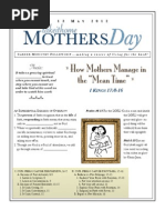 Mothers Day 1 Kings 17-8-16 Handout 051312