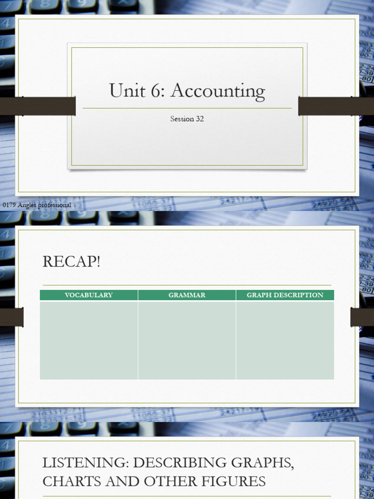 Describing Graphs and Charts in Accounting | PDF