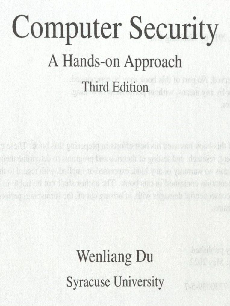 Computer Security TB | PDF