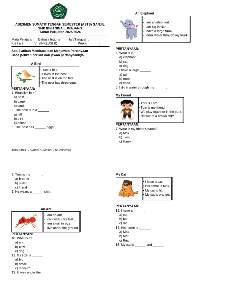 English Midterm Assessment 2025/2026 | PDF | Chess Theory | Chess