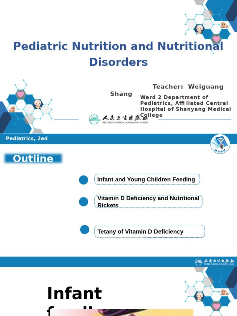 Pediatric Nutrition Guidelines and Disorders | PDF | Breastfeeding ...
