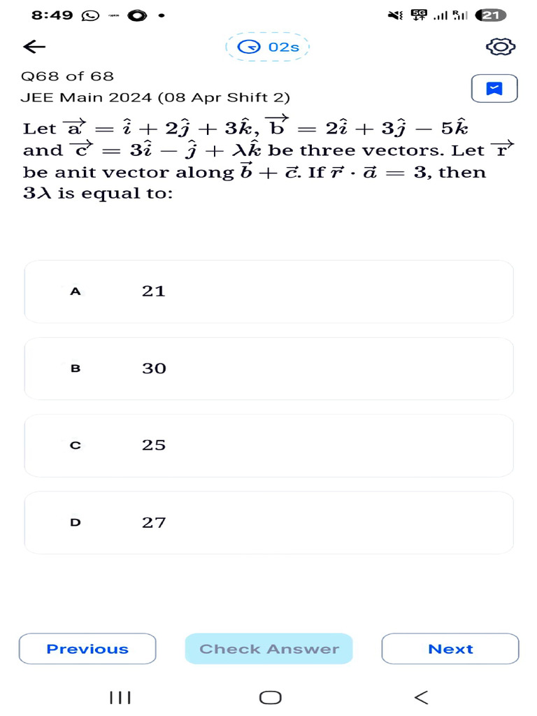 Vector Selected Pyq | PDF