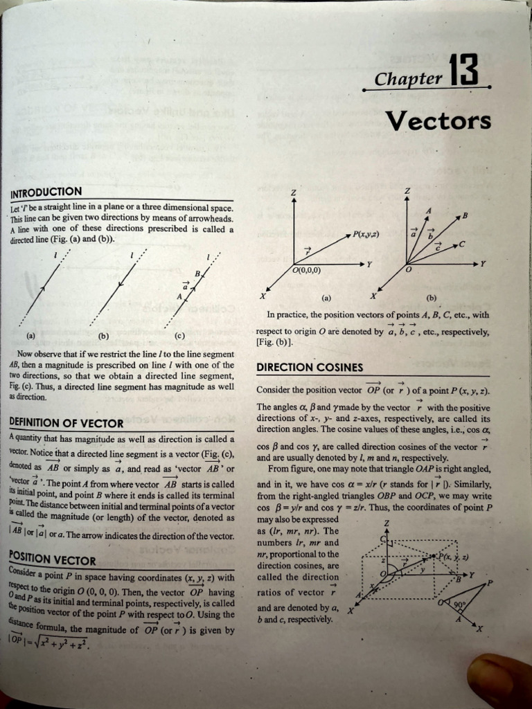 Vectors Maths | PDF