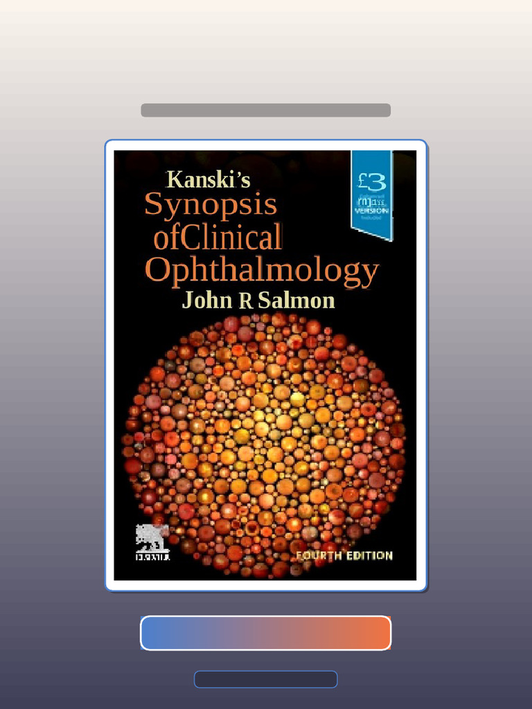 Complete Synopsis of Clinical Opthalmology 4th Edition John R Salmon HQ