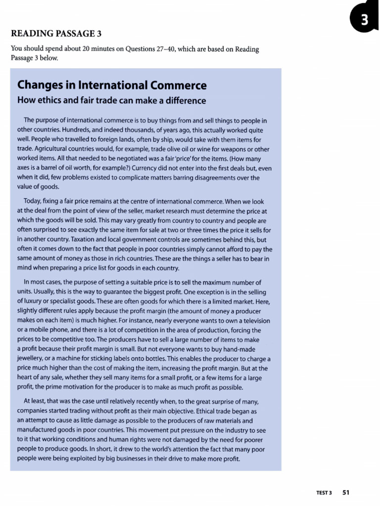 Question - Changes in International Commerce | PDF