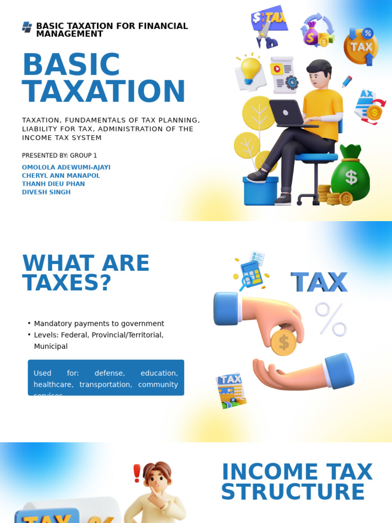 Basic Taxation for Financial Management | PDF