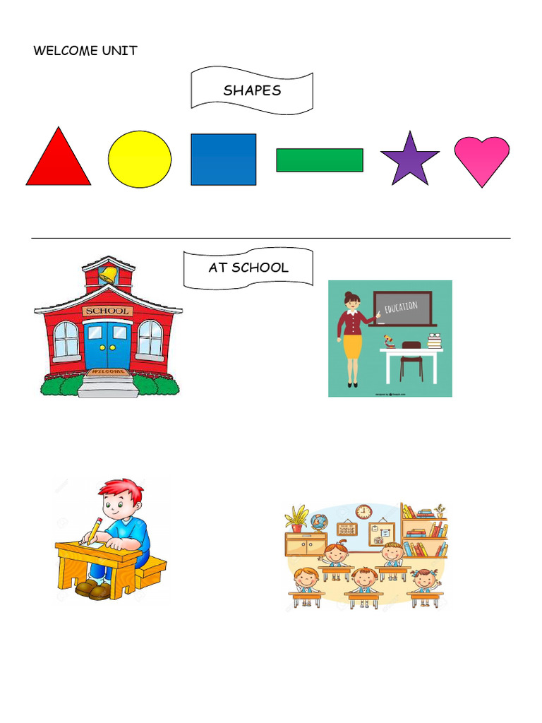 Welcome Unit: Shapes, Colors, Numbers, and More | PDF