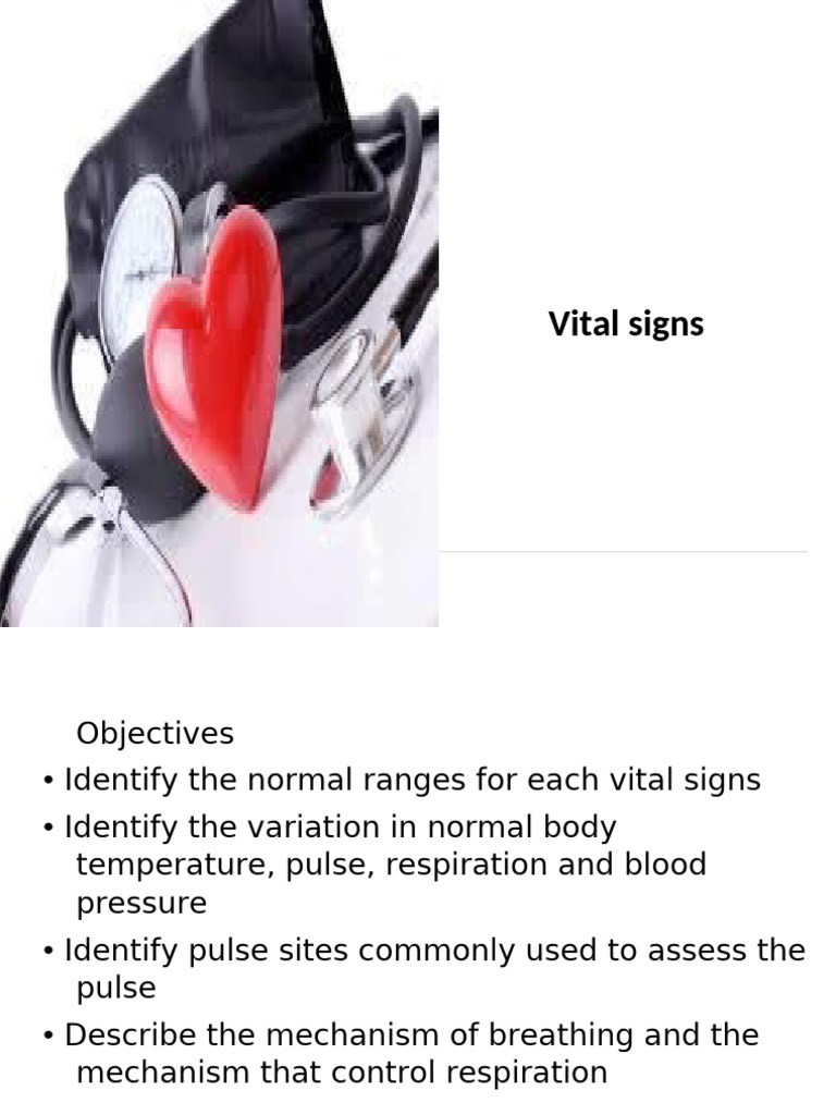 Understanding Vital Signs and Their Assessment | PDF | Blood Pressure ...