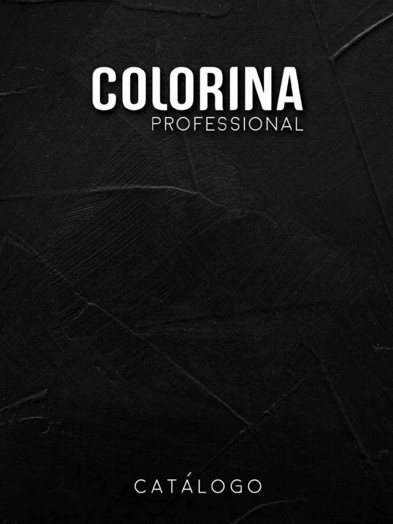 Catálogo Colorina Professional | PDF | Productos cosméticos