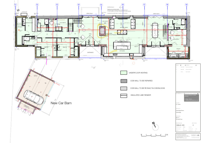 1006-E-105C Barn A Ground Plan | PDF | Buildings And Structures ...
