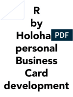 Personal Business Cards