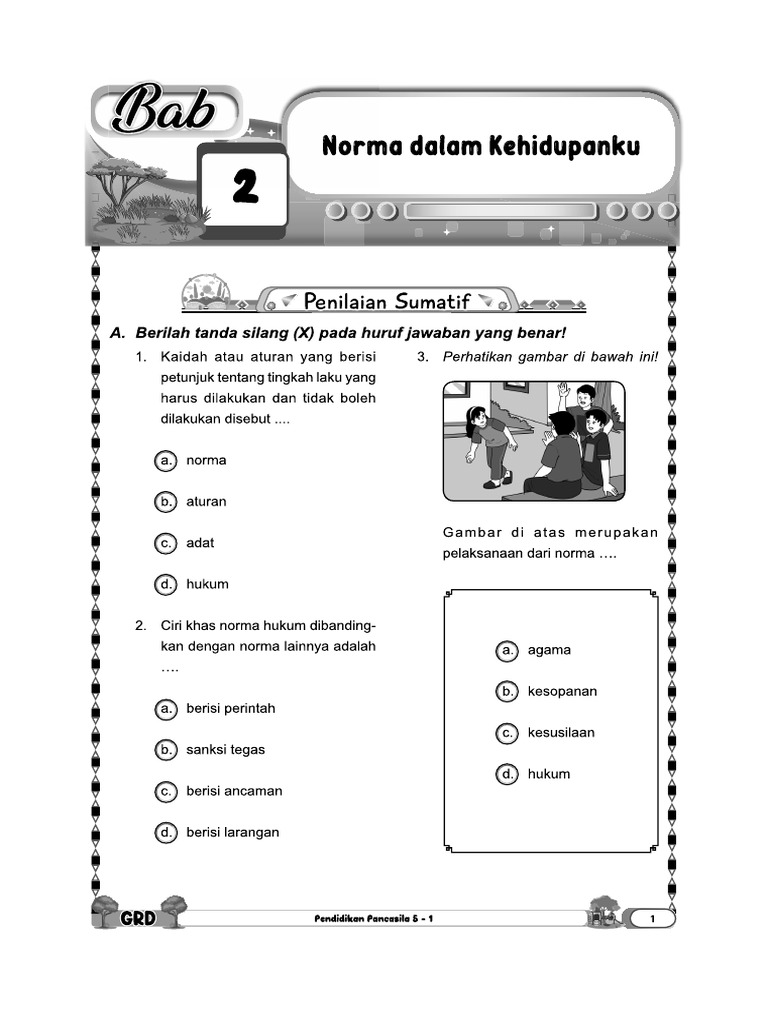 03 - Pendidikan Pancasila 5 SD Merdeka - Bab 2 | PDF
