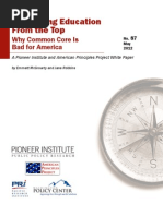 Download Controlling Education From the Top Why the Common Core is Bad for America by Shane Vander Hart SN93067101 doc pdf