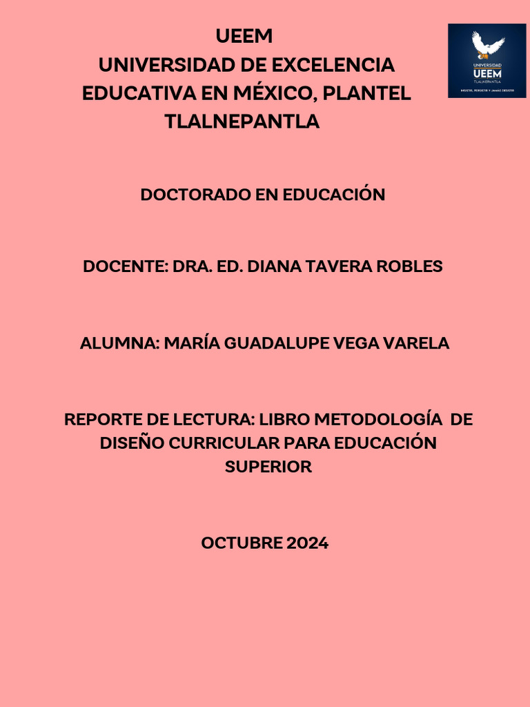Diseño Curricular en Educación Superior | PDF | Plan de estudios ...